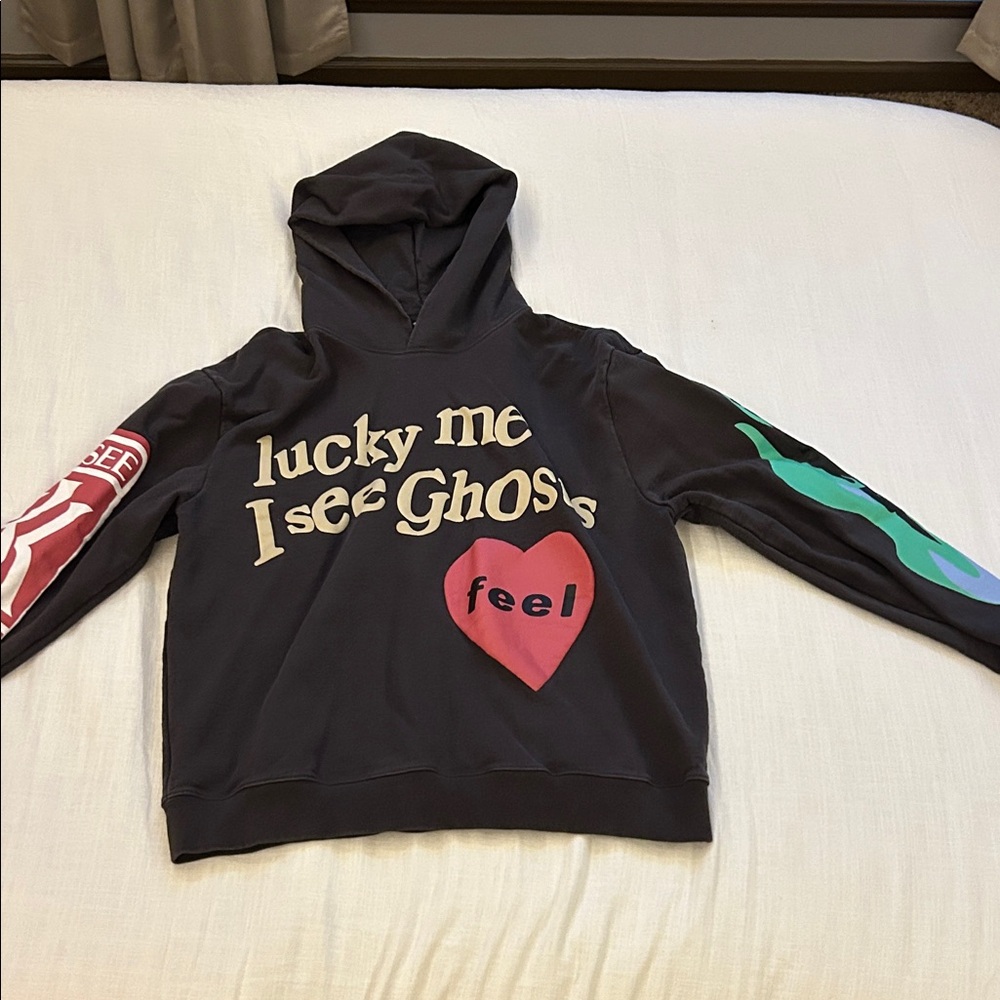 Cactus Plant Flea Market Black Hoodie with Red and Green Accents
